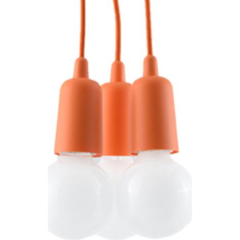 Orange DIEGO 3 pendant lamp (1/5)