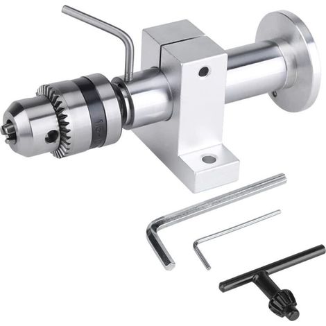 High-precision adjustable rotating center for mini wood lathe – ceramic bearings, adjustment wrench included