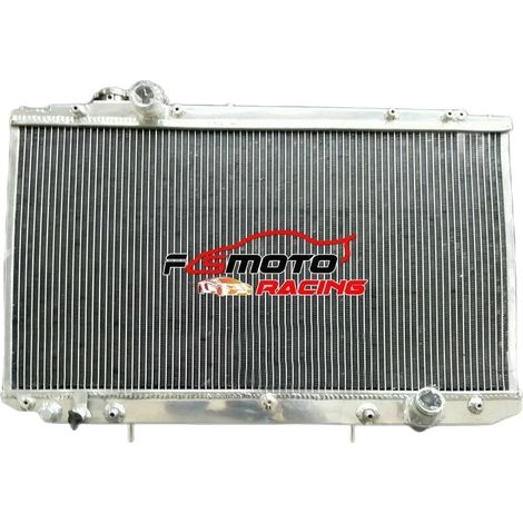 Radiador de aluminio, reemplazo directo, compatible con modelos de vehículos de 1998 a 2005, compatible con sedanes de lujo, solución de refrigeración del motor, construcción totalmente de aluminio. (1/3)