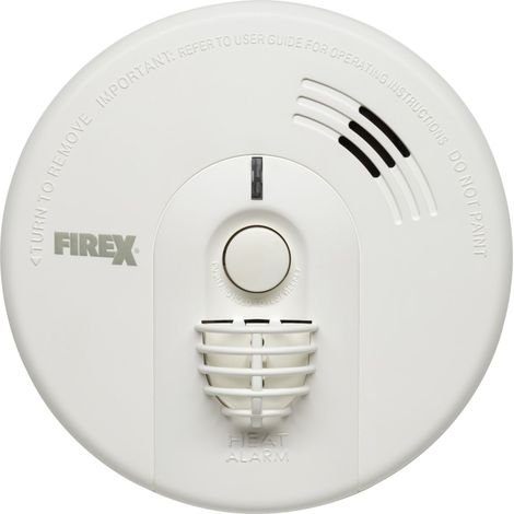 Kidde KF30 Mains-Powered Interconnectable 230V Heat Alarm with Enhanced Safety Features