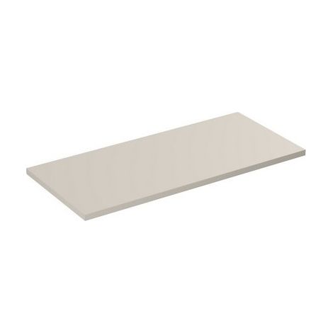 Plan vasche BRAZZA – 100 cm – Farbe Kongo-Braun – MDF & PVC – Zum Aufstellen