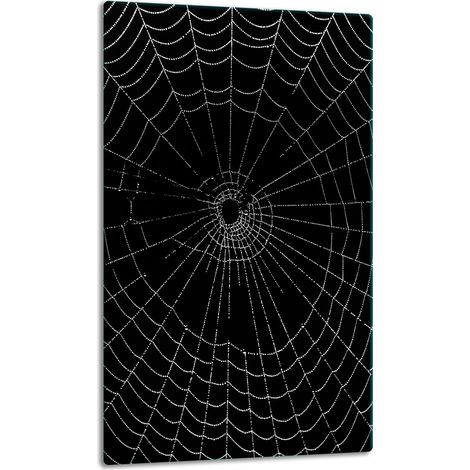 Tablero de mesa de vidrio de 30x52 cm, negro. (1/5)