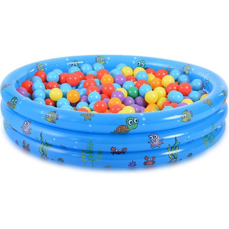 Rundes aufblasbares Schwimmbecken, 110 cm aufblasbares Planschbecken, Planschbecken, rundes Planschbecken, aufblasbares Kinderschwimmbecken, Kinderwasserbecken