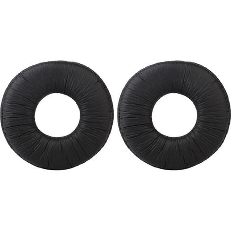 Coussinets d'oreille noirs 70 mm, haute élasticité, durables, doux et confortables pour casque MDR ZX100 ZX300 (1/4)