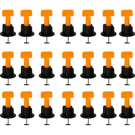 Niveau à pinces fixes 1,5mm haute qualité, lot de 50, outil de nivellement carrelage mural, réutilisable, accessoire de pose sol et jointoiement, édition exclusive Mexique (1/5)