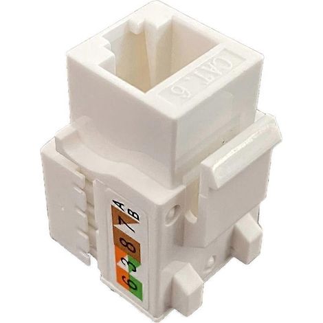 Cat6 RJ45 Keystone-Buchse Ethernet-Laufanschluss-Netzwerkkupplung