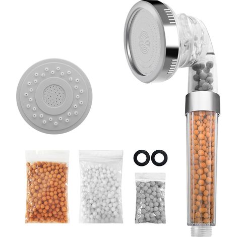 Douchette avec fonction massage Shower Plus, filtre à ions et filtre anticalcaire (1/5)