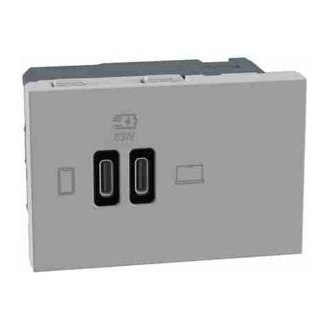 Chargeur USB Type-C double port 63 W BTIJG4395CC