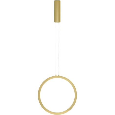 [NEUWERTIG] B-Ware Nova Luce Pendelleuchte Hängeleuchte Change Led Messing Warmweiß Dimmbar 39,5 Cm