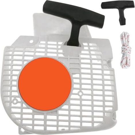 Ensemble de lanceur à rappel pour STIHL 021 023 025 MS250 MS230 MS210 tronçonneuse remplace 1123 080 1802, avec poignée de démarreur et corde de rechange (1/5)