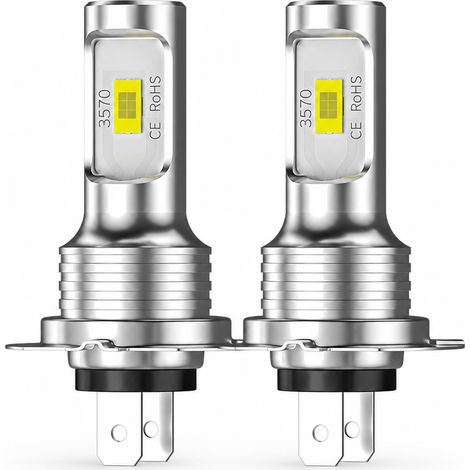 Ampoule LED H7 pour Phare et Antibrouillard de Voiture, 2 LED 3570, Unité (1/5)
