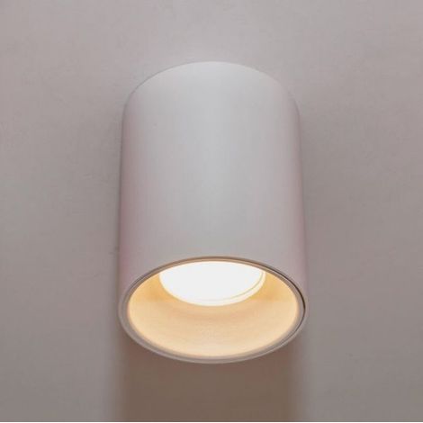PLAFONIERA FARETTO LED FIXED MODERNA CILINDRO SOFFITTO GU10 LUCE DA INTERNI IP20 Bianco
