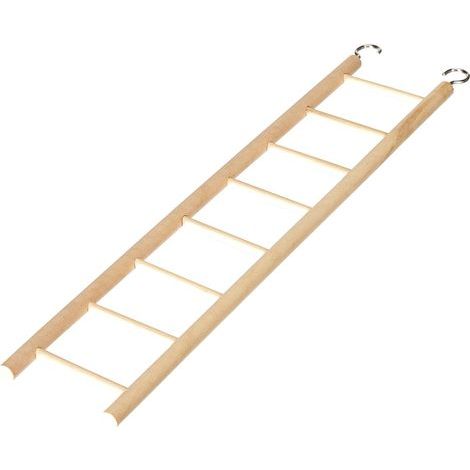 Échelle Doiseau en Bois à 8 Marches Escaliers de Balançoire Perroquet Échelle de Perroquets Fournitures pour Animaux de Compagnie Jouet Doiseau (1/3)