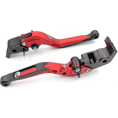 Pour motos Ducati 1199 Panigale Mod CNC : levier de frein, d'embrayage et de klaxon (tige longue en titane) (1/4)