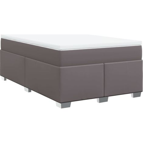 Maison Exclusive - Boxspringbett mit Matratze Grau 120x200 cm Kun