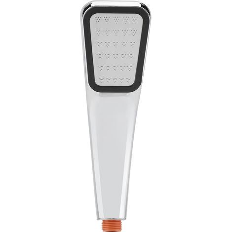 Leichter und langlebiger, verchromter, wassersparender Handbrausekopf mit 300 Düsen (1/5)