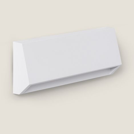 Segnapasso da Esterno LED 3W Superficie Parete Rettangolare Tunez 2700K M Bianco Bianco Caldo
