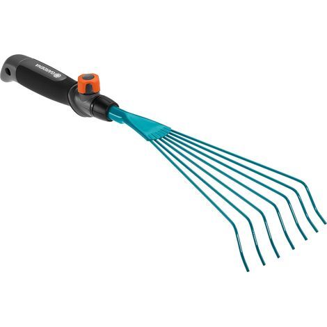 Flower Broom: Small Broom for Cleaning Beds and Aerating Mossy Surfaces, Particularly Durable, Working Width 12 cm (8917-20) (1/4)