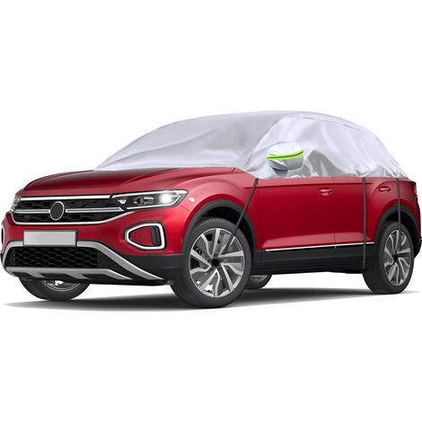 Halbgarage für VW T-Roc 2017-2023, Silber, Ganzjahresschutz, Reflektierend (1/5)