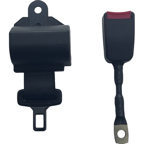 Automobilzubehör, automatische Teleskophaspel, Zweipunkt-Sicherheitsgurt für Gabelstapler, optionaler verschraubter Sockel (1/5)