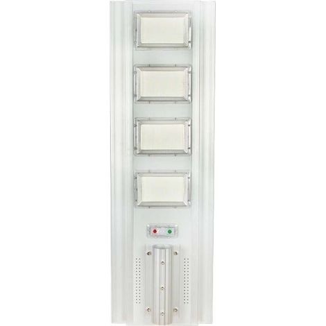 V-TAC VT-40401ST armatura stradale led 400W smd con pannello solare da 50W sensore movimento e telecomando luce 4000K IP65 autoalimentata – sku 6759 (1/5)