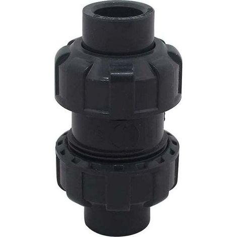 Clapet anti retour a boule 20 25 32 40 50 63mm clapet piscine clapet antiretour anti refoulement pvc vanne soupape anti retour (Diamètre intérieur 50mm) (1/4)
