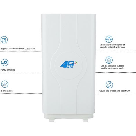 Antenne 4G LTE Interne 88DBi Haute Performance 800-2600MHz avec Connecteur SMA
