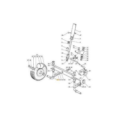 FUSELLO DX CTF RIDER ECO ORIGINALE STIGA - 384230405/0