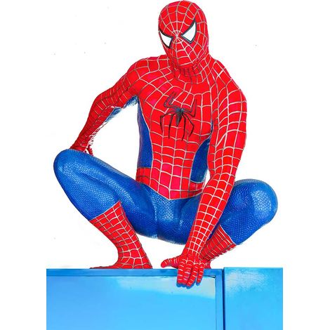 Tableau enfant - spider man sit do - 50x80 cm Toile imprimée (1/5)