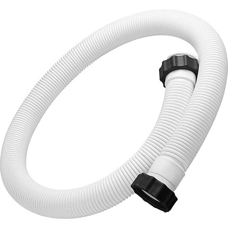 Tuyau pour la pompe à piscine, attachement rapide des tubes de remplacement, tuyaux flexibles robustes, circulation d'eau efficaces pour l'aspirateur et nettoyage bain à remous, matériau PE, 149,8 /
