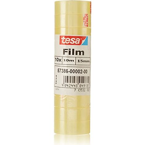 tesa Nastro Adesivo Trasparente 15mm x 10m 10 Rotoli Mod. 57386-00002-03 (1/2)