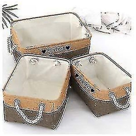 Panier de rangement personnalisé pour jouets et vêtements d'animaux - Nom personnalisé pour chien - Taille L - 41 x 32 x 20 cm (1 pièce) - Noir/café (1/4)