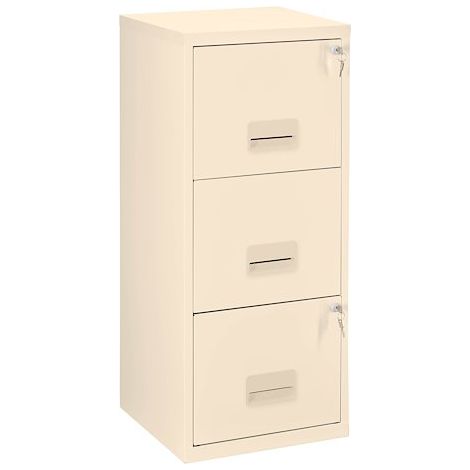 Classeur monobloc 3 tiroirs - beige - Maxiburo