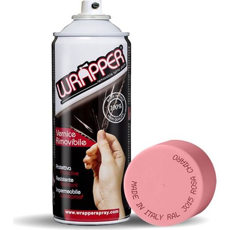 Wrapper Spray Vernice Removibile Tinta Ral - Colore: ROSA CHIARO