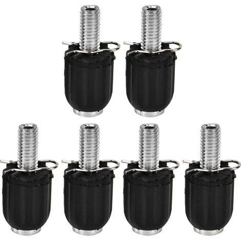 Tornillos de freno M5, 3 pares de tornillos ajustables para transmisión de bicicleta, aptos para la mayoría de manetas de cambio, desviadores traseros, etc. Bicicletas y accesorios