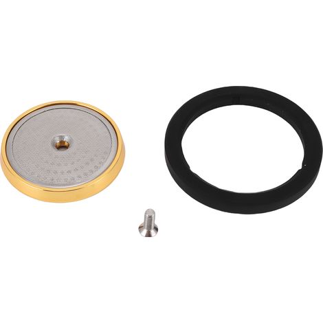 Ensemble de plaque de distribution d'eau en acier inoxydable pour tête d'infusion avec joint d'étanchéité, compatible avec les accessoires de la machine à café Pandora. (1/5)