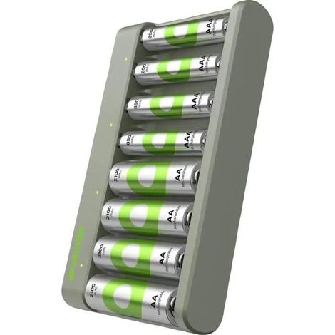 GP Batteries GPRCKCHE821389 Cargador pilas NiMH AAA AA