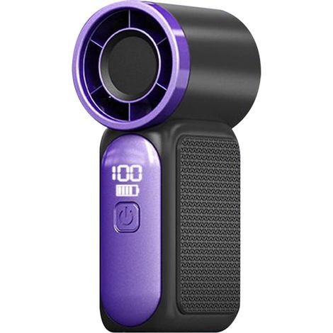 Ventilatore portatile ricaricabile Display digitale a 100 velocità Per ragazze, ragazzi e campeggio (1/2)