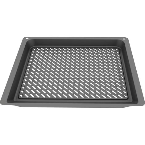 Air Fry et plaque de cuisson, plaque de friture à air chaud en acier émaillé, pour four de 60 cm et 45 cm avec fonction Air Fry, friture faible en graisse, passe au lave-vaisselle (1/3)