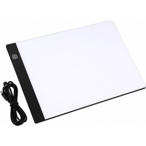 A4 LED 3 Ebenen USB 33.5x23.5cm Transp Zeichnung, Zubehör-Set (1/5)
