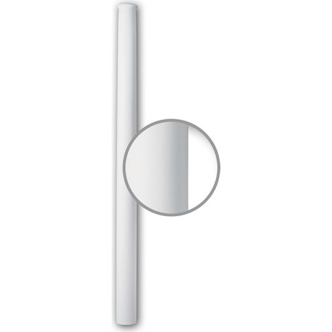 Fût de colonne 112061 Profhome Colonne Élement décorative style Néo-Classicisme blanc (1/4)