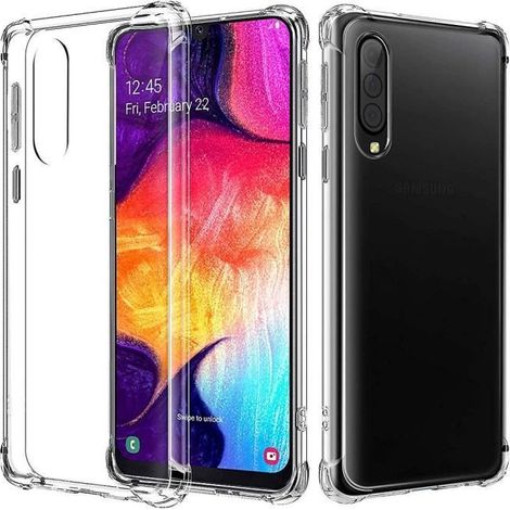 Coque Pour Samsung Galaxy A50 Silicone Antichoc Renforcé Air Cushion Transparent (1/4)
