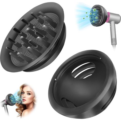 Diffusore per capelli aggiornato e nuovo, compatibile con asciugacapelli Dyson Supersonic Series, diffusore per ricci, accessorio per asciugacapelli Dyson HD01 HD02 HD03 HD04 HD05 HD07 HD08 HD14 HD15 (1/5)
