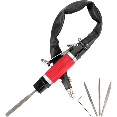Kit de micro-meuleuse pneumatique Outil de lime pneumatique/à air de qualité lime alternative outils de polissage de meubles en bois lime polisseuse artisanat en bois à espace étroit(HF-548) (1/5)