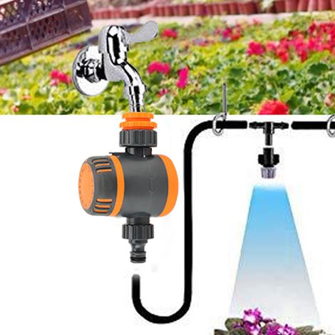 Arroseur automatique de jardin électronique programmateur d'irrigation domestique avec raccords G3/4" et G1/2" (1/5)