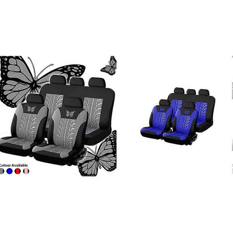 Accessoires intérieurs de voiture : housses de siège compatibles, 9 pièces, protection contre l'usure (1/4)