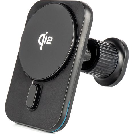 Supporto per telefono da auto per griglia e abitacolo con caricabatterie induttivo rapido Qi2 da 15 W amio-04179 (1/5)