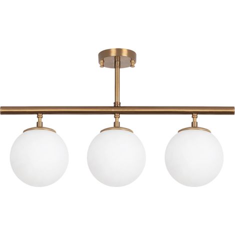Plafonnier vintage - 3 lampes AMBRE
