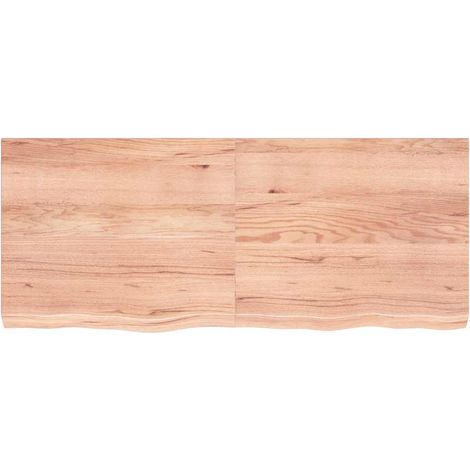 Maison Exclusive - Piano Tavolo Marrone 120x50x(2-6) cm Massello Rovere Trattato