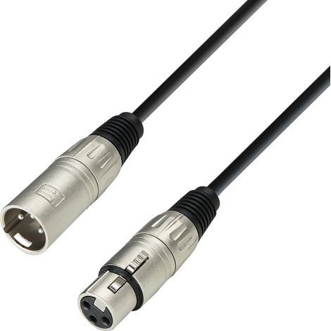 1 Mikrofonkabel, XLR-Buchse, XLR-Stecker, 6 m, symmetrisch, reduzierter Durchmesser, für Studio und Bühne (1/5)